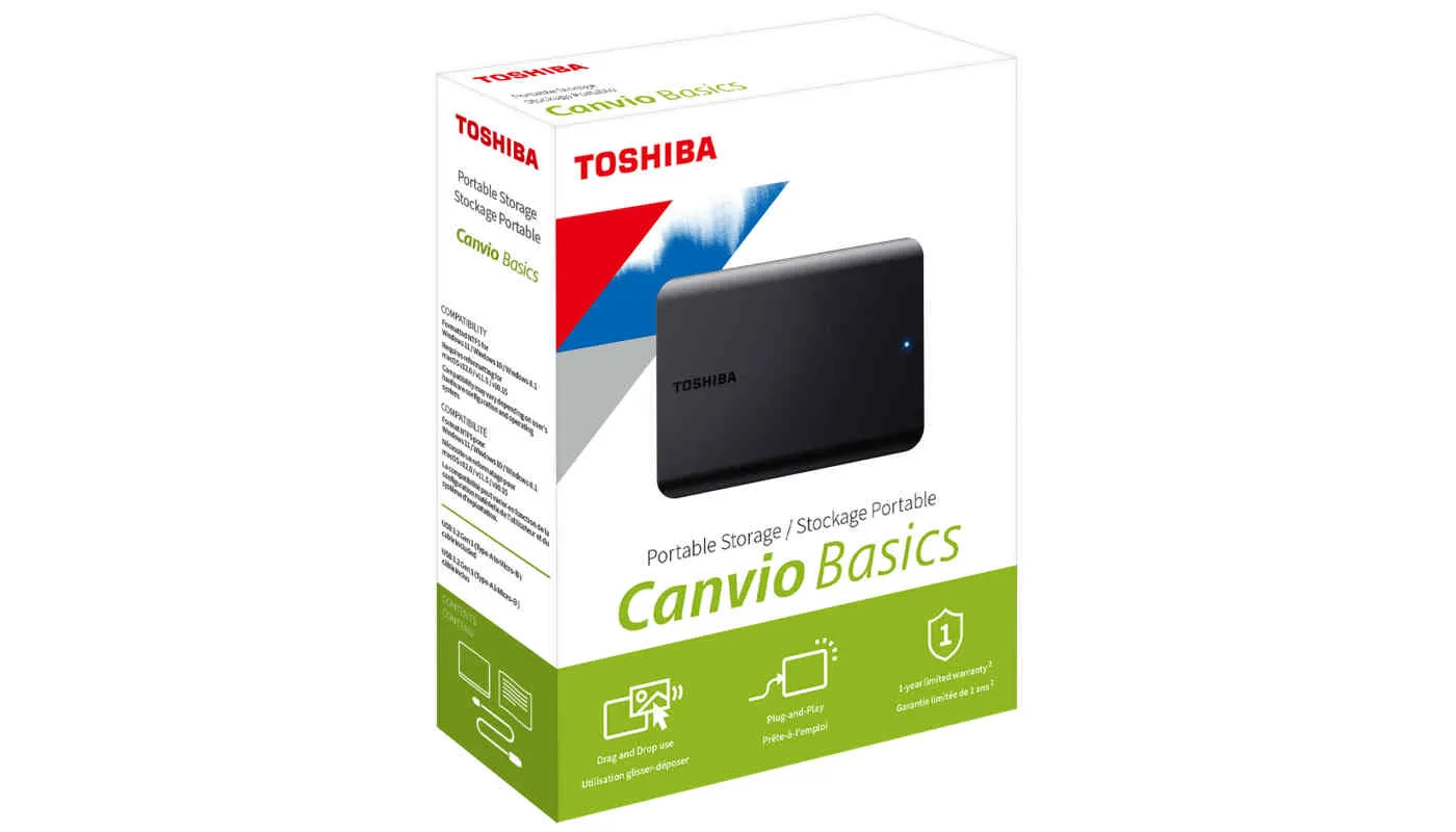 Disco duro externo Toshiba Canvio Advance 4TB USB 3.0 Negro HDTCA40XK3CA