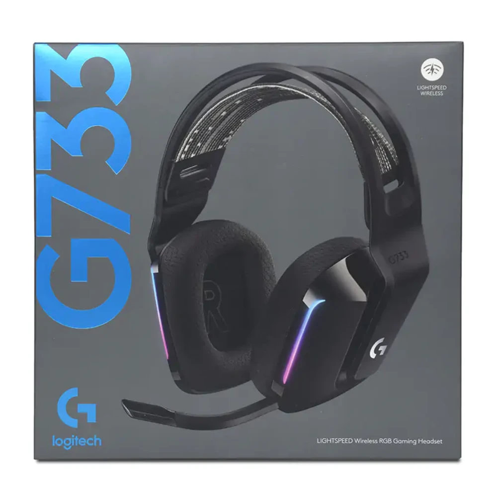 Auricular Gamer InalÃmbrico Rgb Negro Logitech 981-000863