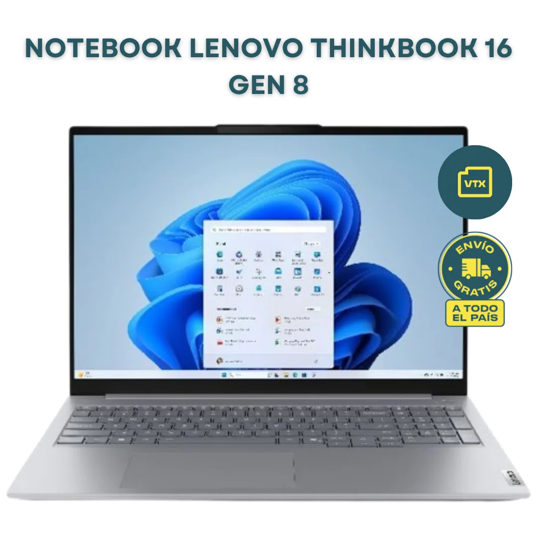 Notebook Lenovo Thinkbook Gen 8 Intel Core I5 210H RAM 8gb SSD 512gb 16" Full Hd