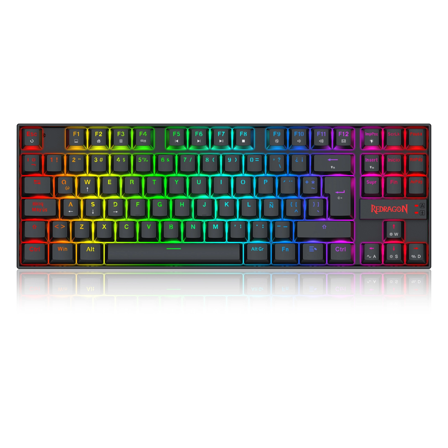Teclado Redragon Kumara K552 RBN Magnético Negro — foto 1