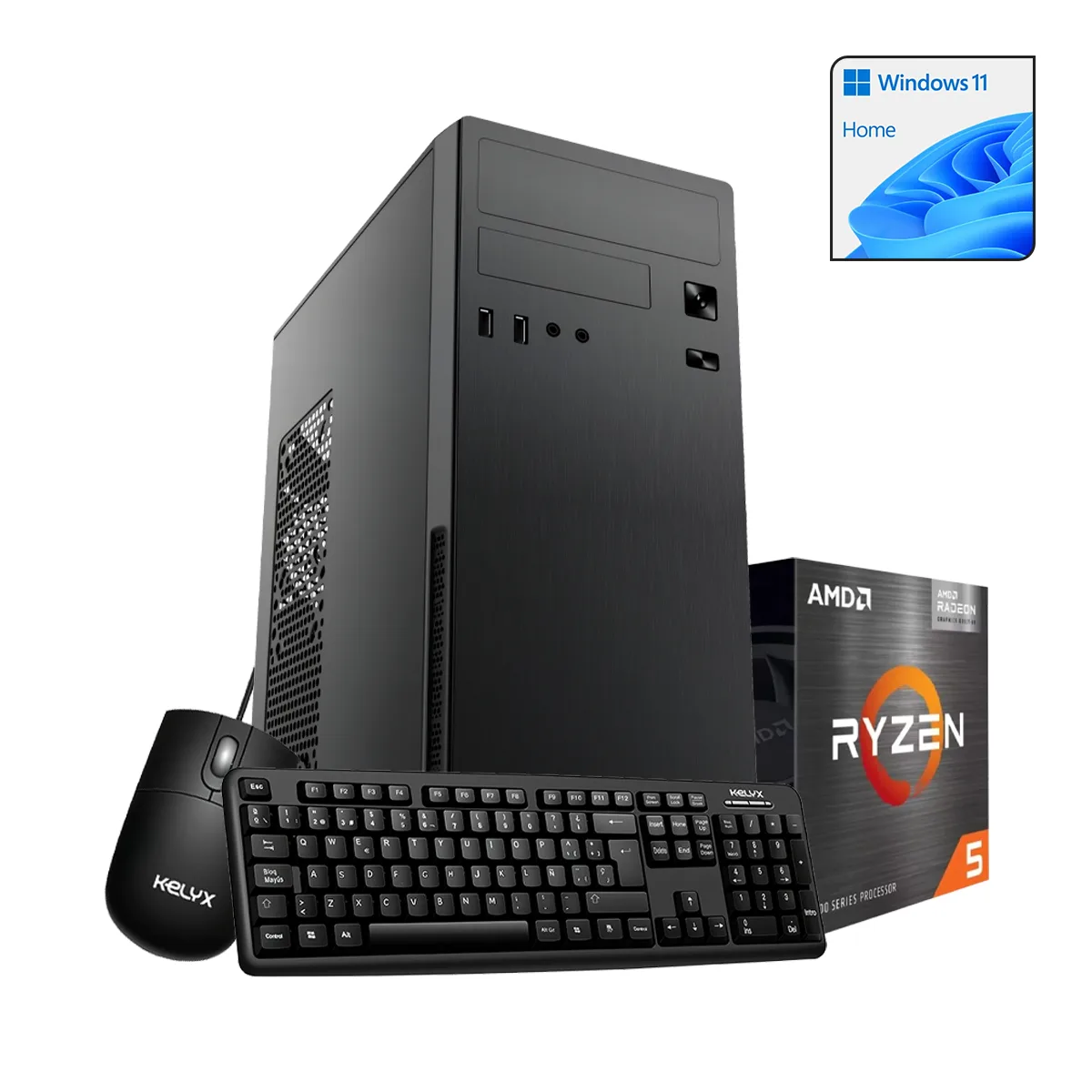 Pc Kelyx AMD Ryzen 5-5600GT 8Gb M.2 512G Win 11 Home (5574)