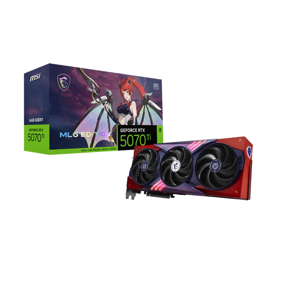 VGA MSI GeForce RTX 5070 Ti 16G MLG EDITION OC (0088) — foto 5