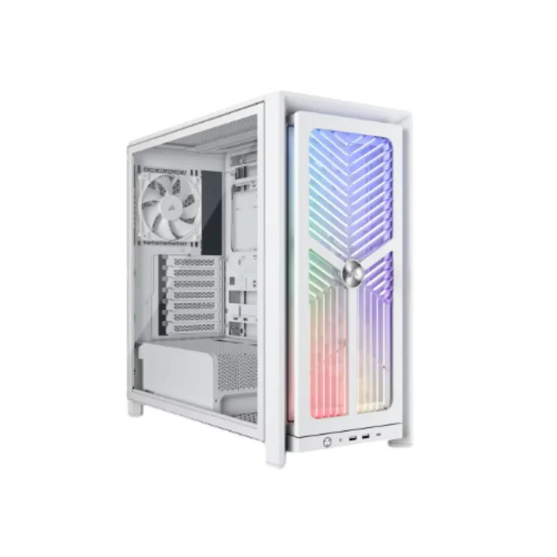 Gabinete Corsair FRAME 4000X RS Mid-Tower TG Fan X3 White (8835) — foto 6