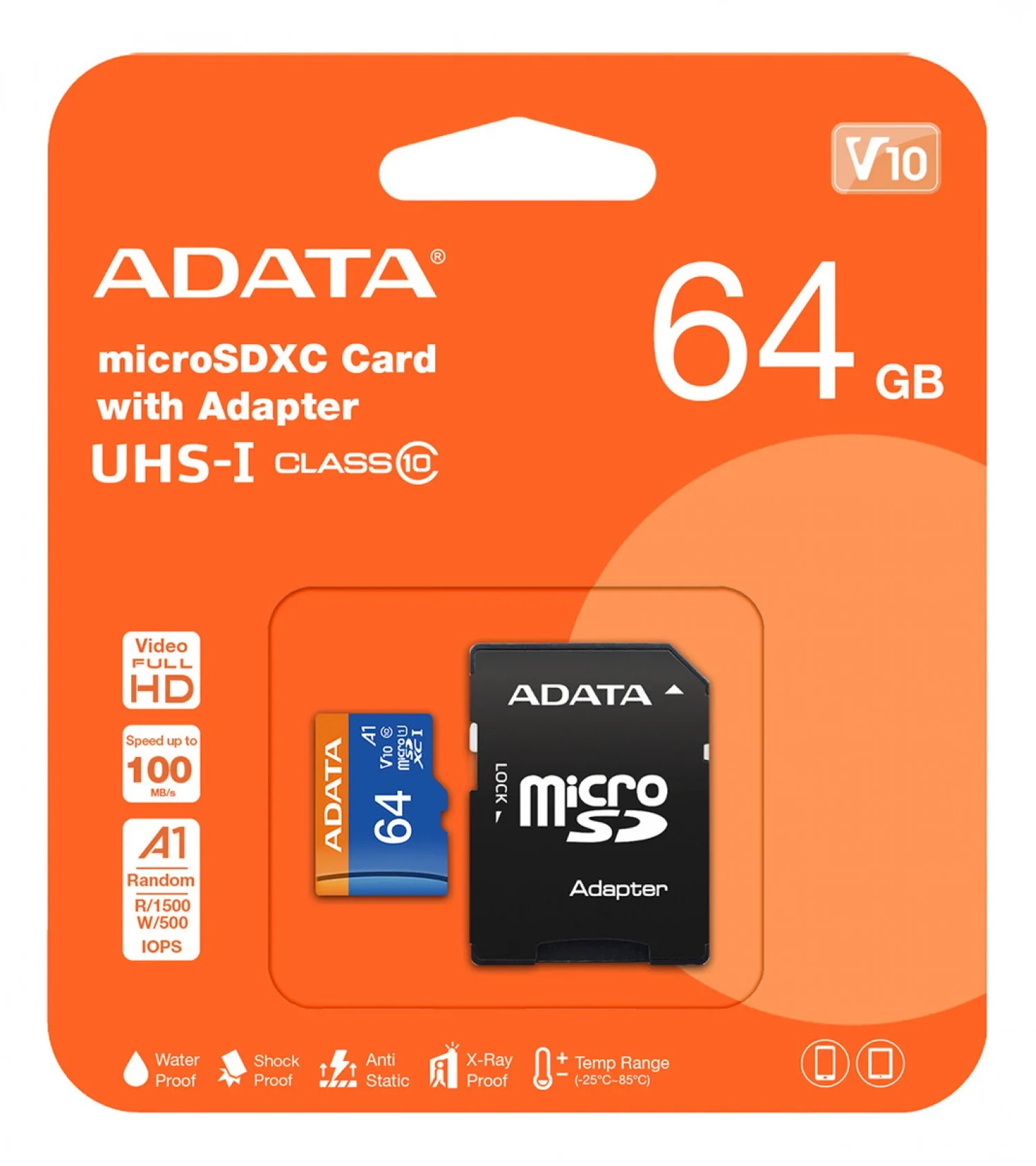 MICRO SD ADATA A1 DH CLASS 10 64GB