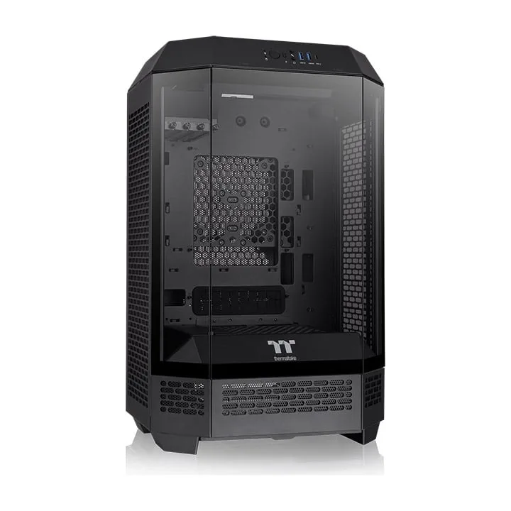 Gabinete TT The Tower 300 Mid-Tower TG x3 Fan x2 Black (1051)