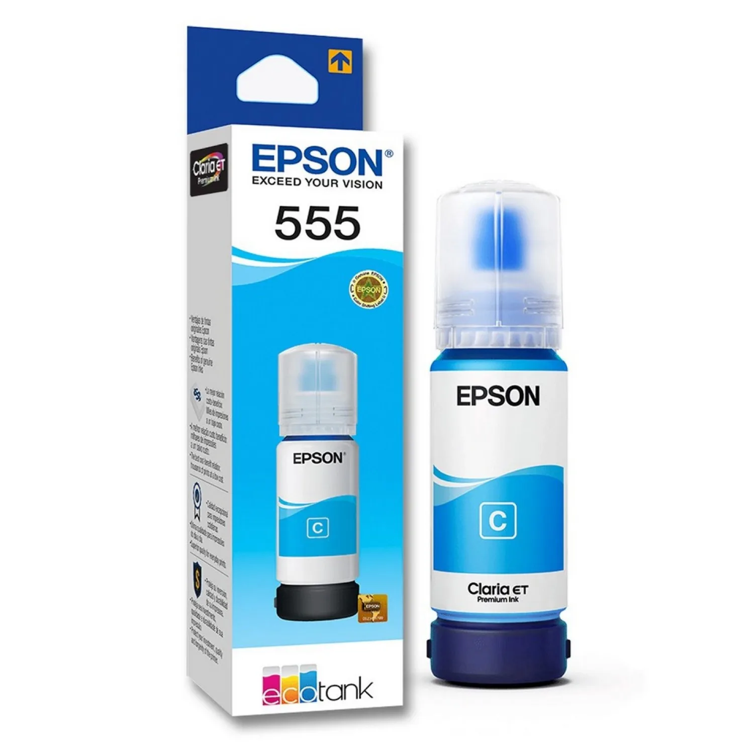 EPSON TINTA ORIGINAL IMPRESORA L8180 L8160 CYAN INK BOTTLE — foto 5