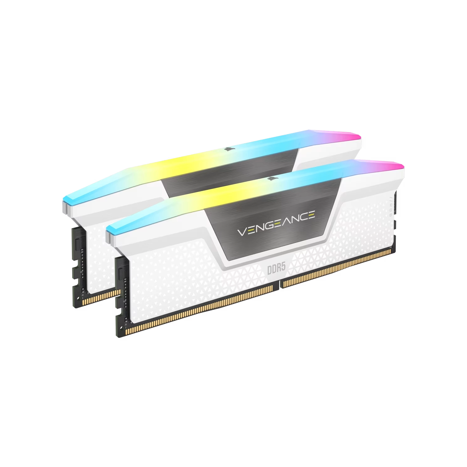 Memoria Ram Udimm Corsair Vengeance 32gb Ddr5 6000mhz Cl30 1.40v (2 X 16gb) Blanca Rgb — foto 3