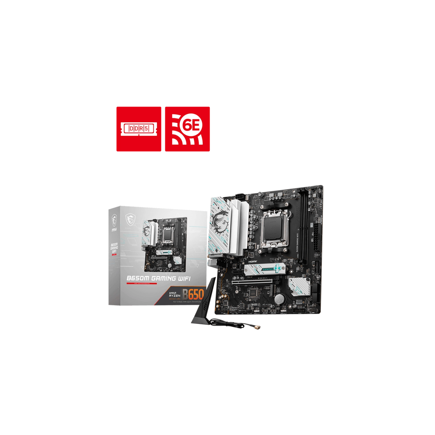 Motherboard MSI B650M GAMING WIFI AM5 DDR5 — foto 5