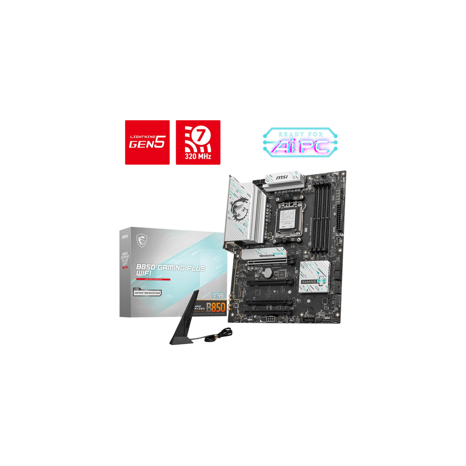 Motherboard MSI B850 GAMING PLUS WIFI AM5 DDR5 — foto 4