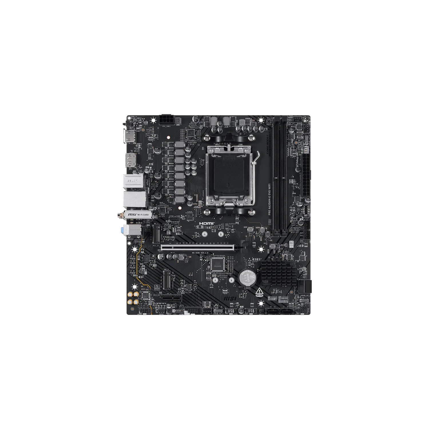 Motherboard MSI PRO A620AM-G EVO WIFI AM5 DDR5 — foto 5