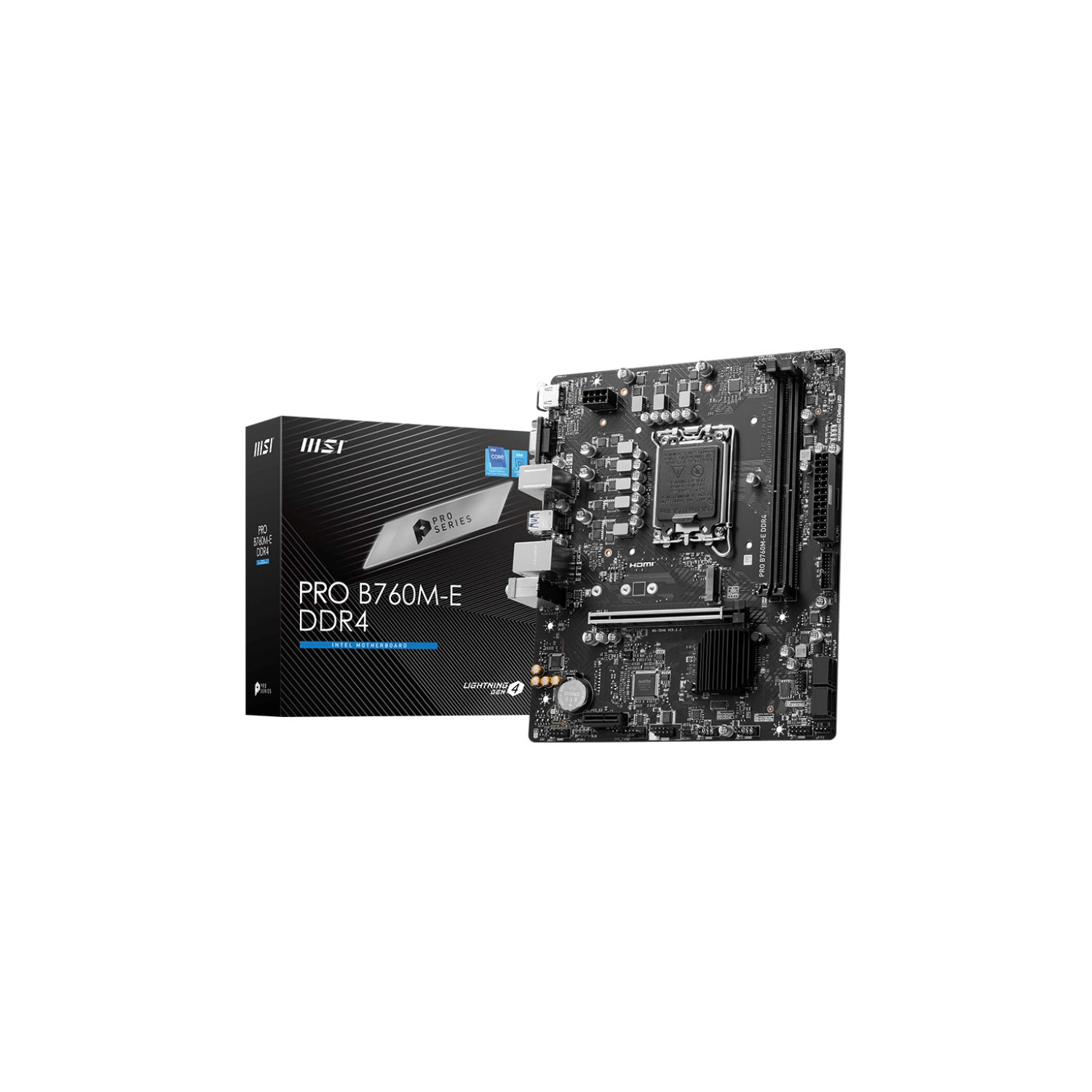 Mother Msi Pro B760m-e Lga1700 Ddr5 — foto 8