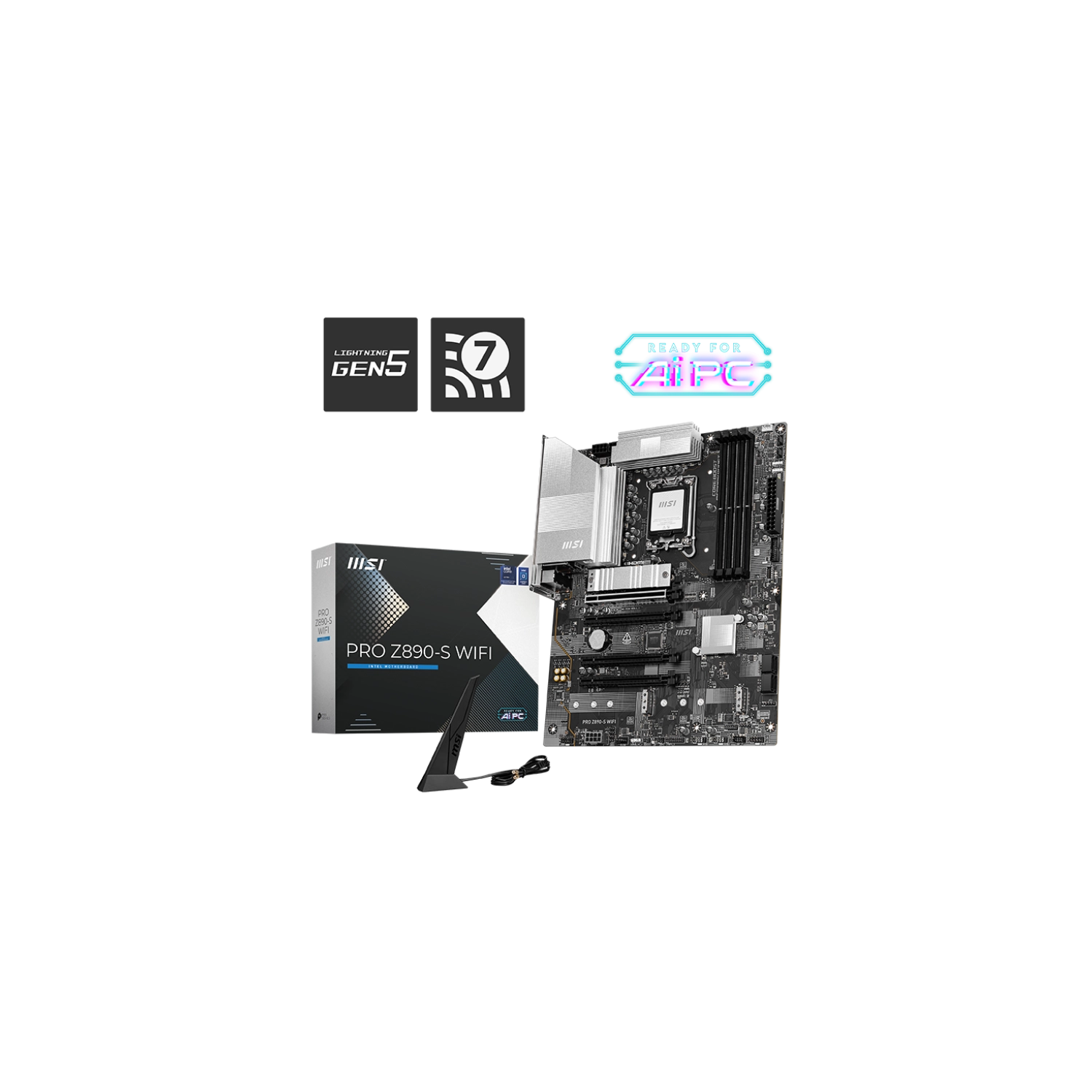 Motherboard MSI PRO Z890-S WIFI LGA1851 DDR5 — foto 5