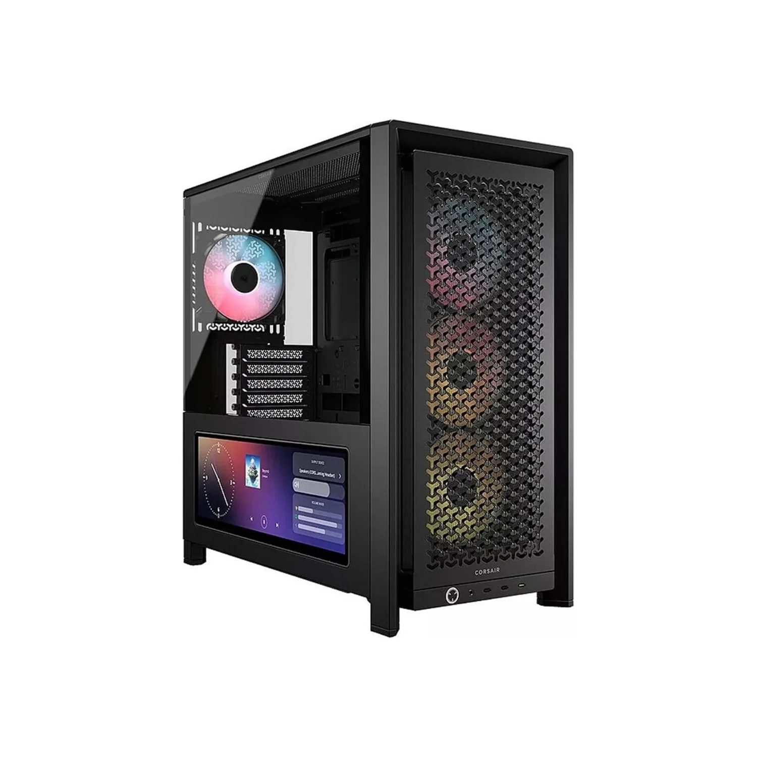 Gabinete Corsair Frame 4000d Lcd Rs Performance Mid-tower Negro — foto 12