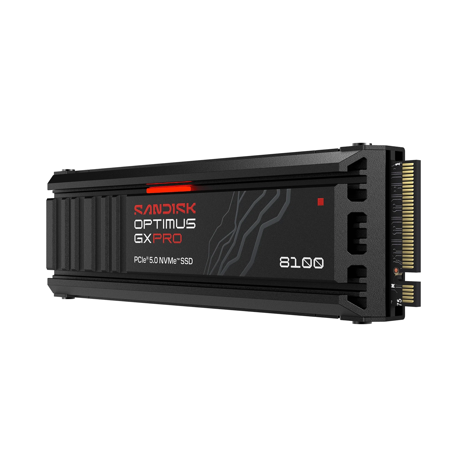 Disco Interno SSD Sandisk Optimus GX PRO 8100 1TB M.2 2280 NVMe PCIe 5.0 14900MB/s c/Disipador — foto 8