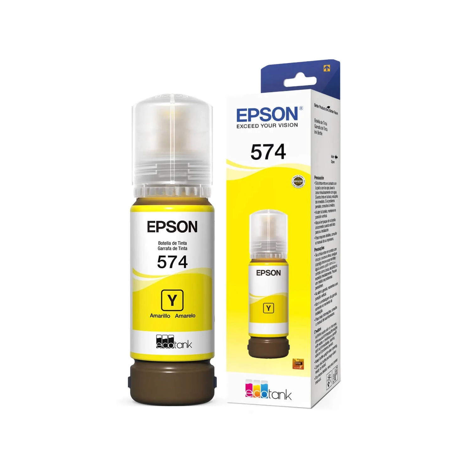Botella De Tinta 574 Amarillo Para L8050