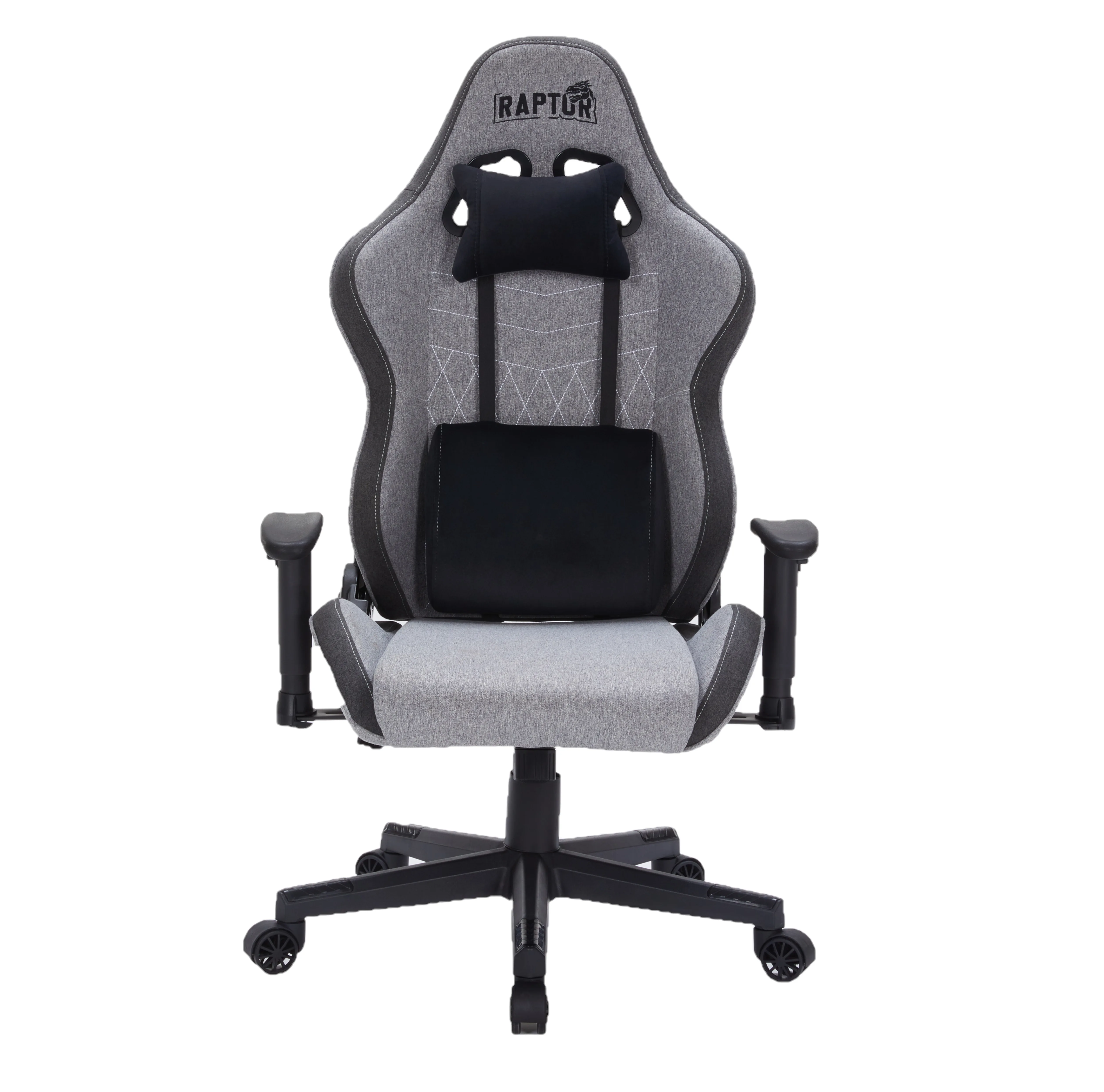 Silla Gamer Raptor Throne R1 Tela Gris (7251) — foto 1