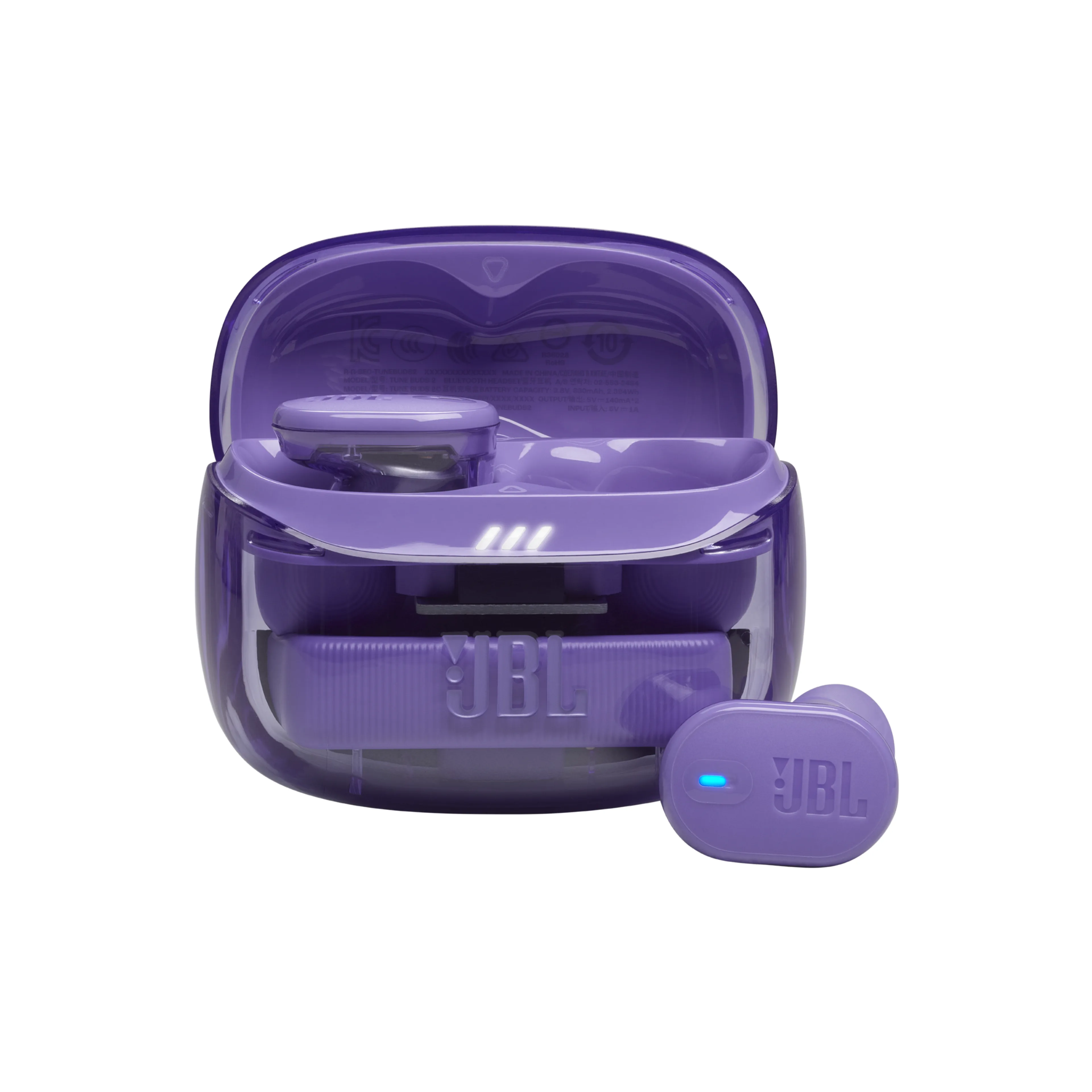 AURICULAR JBL TUNE BUDS2 GHOST TWS ANC VIOLETA (6349) — foto 5