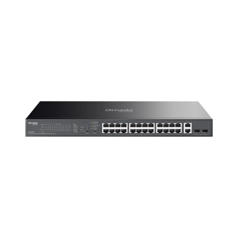 TP-Link OMADA ES228GP switch Gestionado L2 Gigabit Ethernet (10/100/1000) Energía sobre Ethernet (PoE) Negro