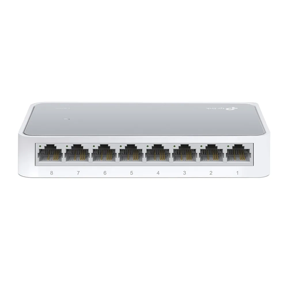 TP-Link TL-SF1008D dispositivo de red No administrado Fast Ethernet (10/100) Blanco. 8-Port 10/100Mbps Desktop Switch