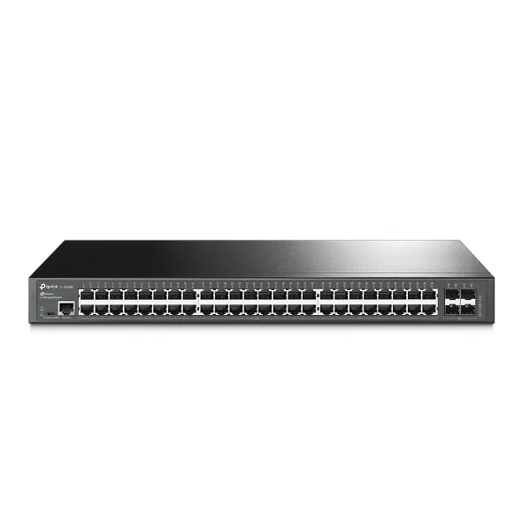 TP-Link Omada SG3452 dispositivo de red Administrado L2+ Gigabit Ethernet (10/100/1000) 1U Negro. Omada 48-Port Gigabit L2+ Managed Switch with 4 SFP Slots