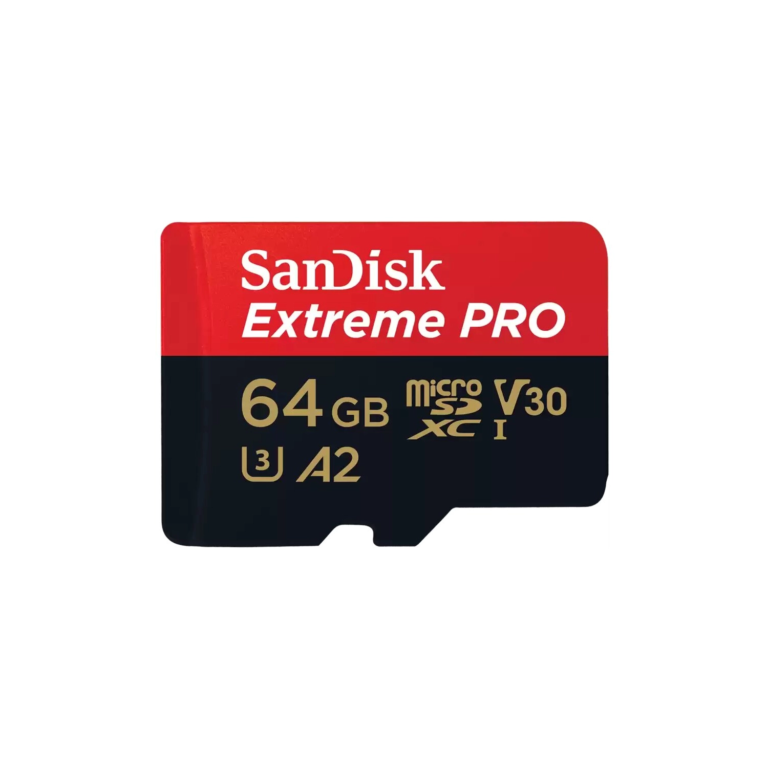 Tarjeta de memoria SanDisk Extreme Pro 64GB microSD UHS-I Card w Adat  200 Mb/s