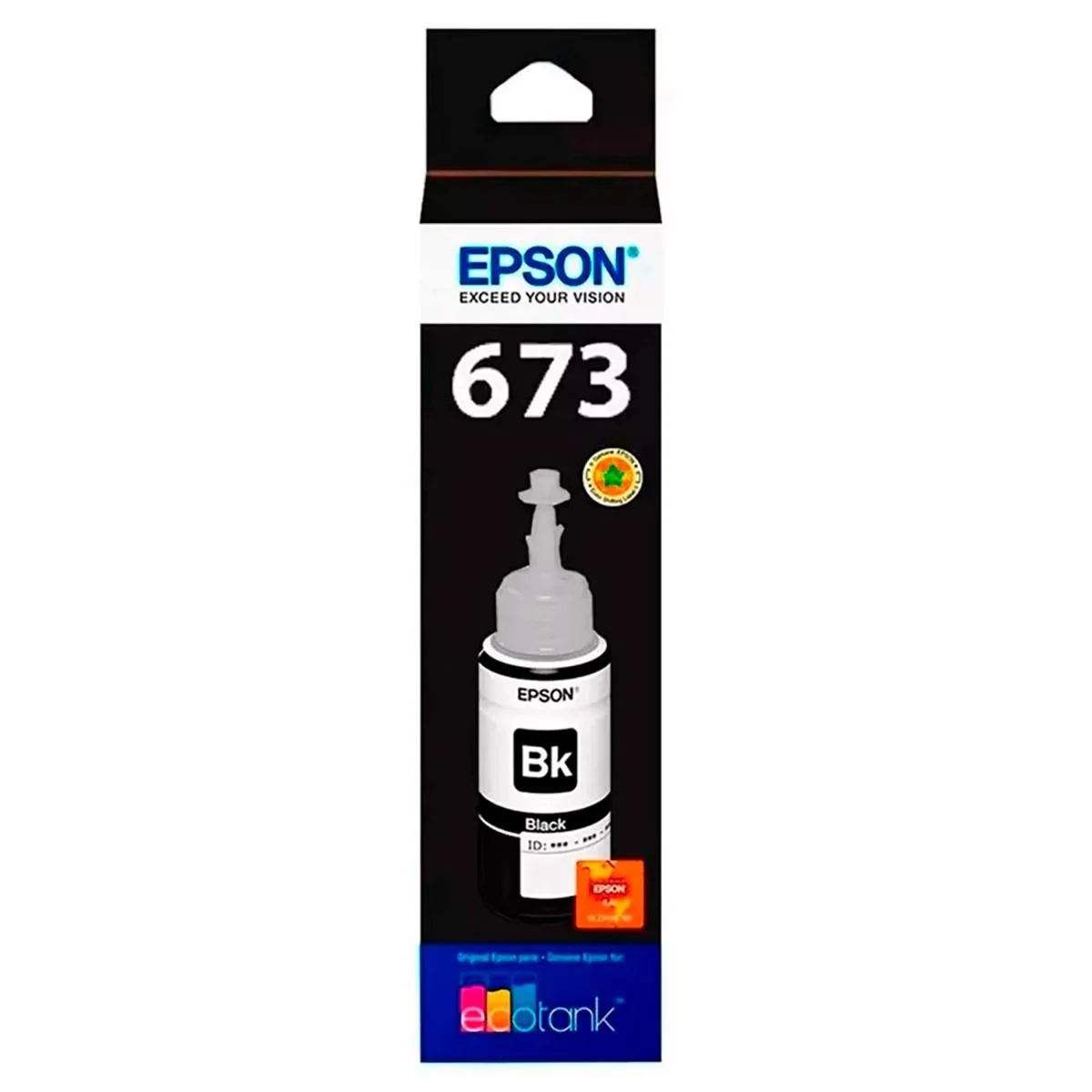 Botella de Tinta Epson T673120-AL Negro