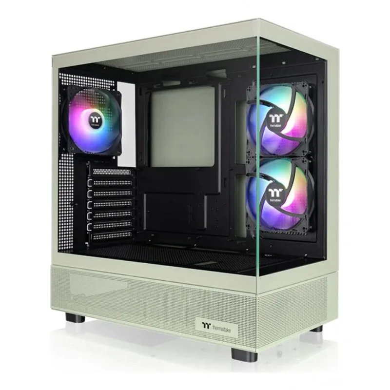 Gabinete TT View 270 Plus Mid-Tower TG X2 Fan ARGB X3 Matcha Green (4205) — foto 8