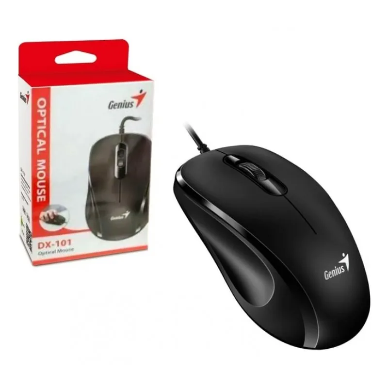 MOUSE USB GENIUS DX-101 BLACK — foto 4