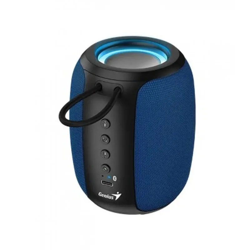 PARLANTE PORTATIL BLUETOOTH GENIUS SP-915BT RGB BLUE — foto 3