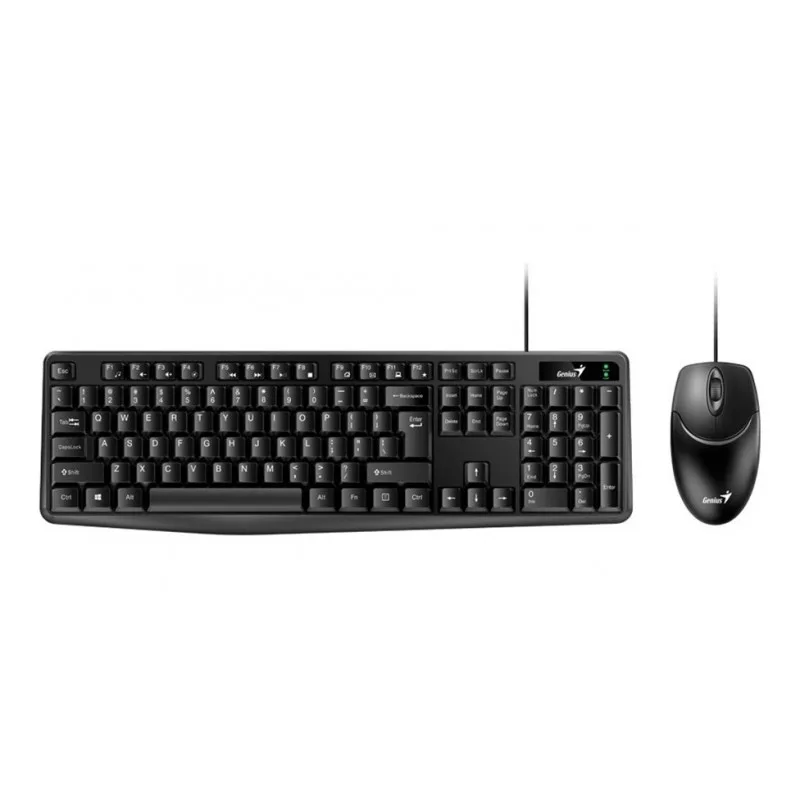 Teclado y Mouse c/Cable GENIUS KM-170 Negro — foto 2