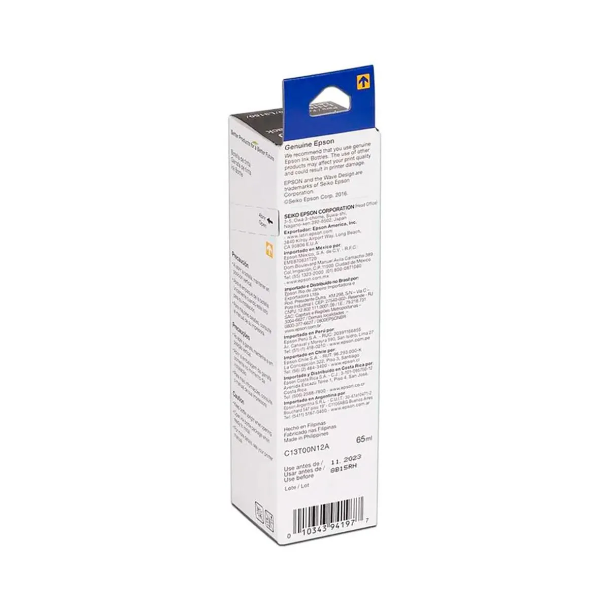 Botella de Tinta Epson  T544120-AL Negro