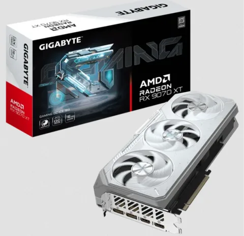 VGA Gigabyte Radeon RX 9070 XT GAMING OC ICE 16G (7030)