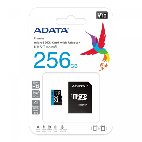 MICRO SD ADATA SDXC UHS-I CLASS 10 256 GB