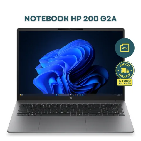 Notebook HP 200 G2a AMD Ryzen 3 210 RAM 8GB SSD 256GB 16"