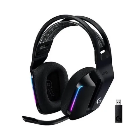 Auricular Gamer InalÃmbrico Rgb Negro Logitech 981-000863