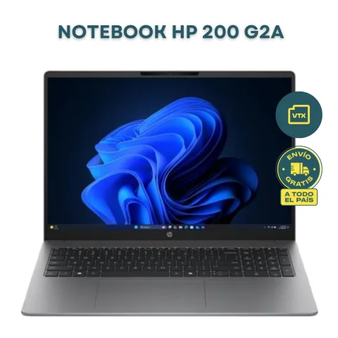 Notebook HP 200 G2a AMD Ryzen 3 210 RAM 8gb SSD 256gb 16"
